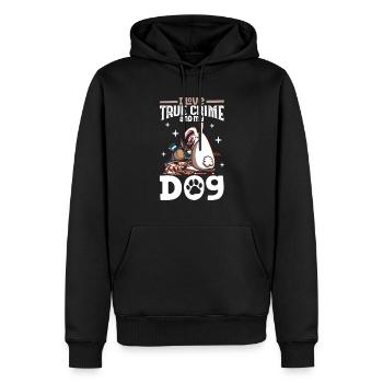 True Crime Murder Spy Crime Intérêt Idée cadeau - Sweat à capuche Premium bio Homme - noir - Devant - Nico (187cm)