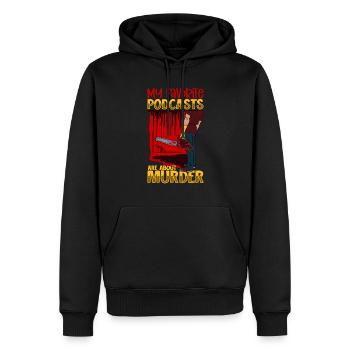 True Crime Murder Spy Crime Intérêt Idée cadeau - Sweat à capuche Premium bio Homme - noir - Devant - Nico (187cm)
