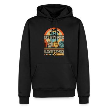May 1966 Anniversary April 1966 May - Men’s Premium Organic Hoodie - black - Front - Nico (187cm)