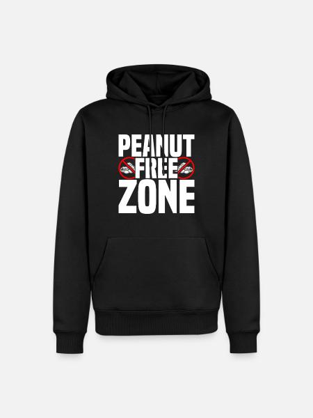 Peanut Allergy Nut Allergy - Men’s Premium Organic Hoodie - black