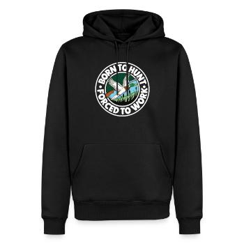 Duck Hunt Duck Hunter Bird Hunting Duck Hunting - Men’s Premium Organic Hoodie - black - Front - Nico (187cm)