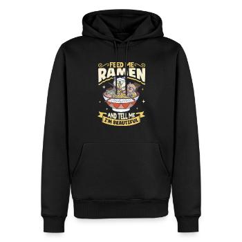 Ramen Fan Japanese Food Ramen Girl Japanese Noodle - Männer Premium Bio Hoodie - Schwarz - Vorne - Nico (187cm)