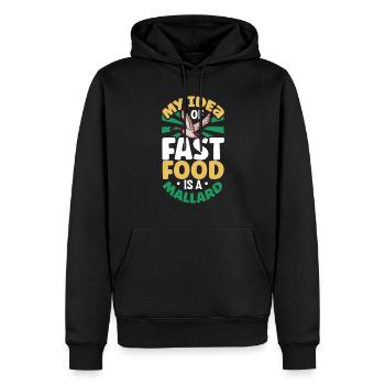 Duck Hunt Duck Hunter Bird Hunting Duck Hunting - Men’s Premium Organic Hoodie - black - Front - Nico (187cm)