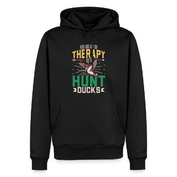 Duck Hunt Duck Hunter Bird Hunting Duck Hunting - Men’s Premium Organic Hoodie - black - Front - Nico (187cm)