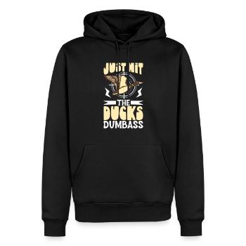 Duck Hunt Duck Hunter Bird Hunting Duck Hunting - Men’s Premium Organic Hoodie - black - Front - Nico (187cm)