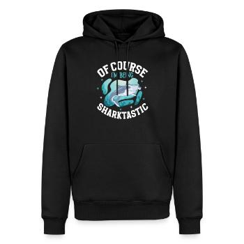 Shark Ocean Predator Plongée sous-marine - Sweat à capuche Premium bio Homme - noir - Devant - Nico (187cm)
