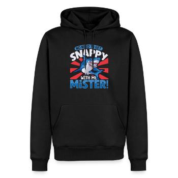 Shark Ocean Predator Plongée sous-marine - Sweat à capuche Premium bio Homme - noir - Devant - Nico (187cm)