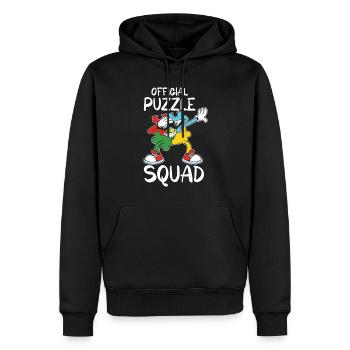 Puzzle Lover Jigzaw Puzzle Jeu de société Puzzler - Sweat à capuche Premium bio Homme - noir - Devant - Nico (187cm)