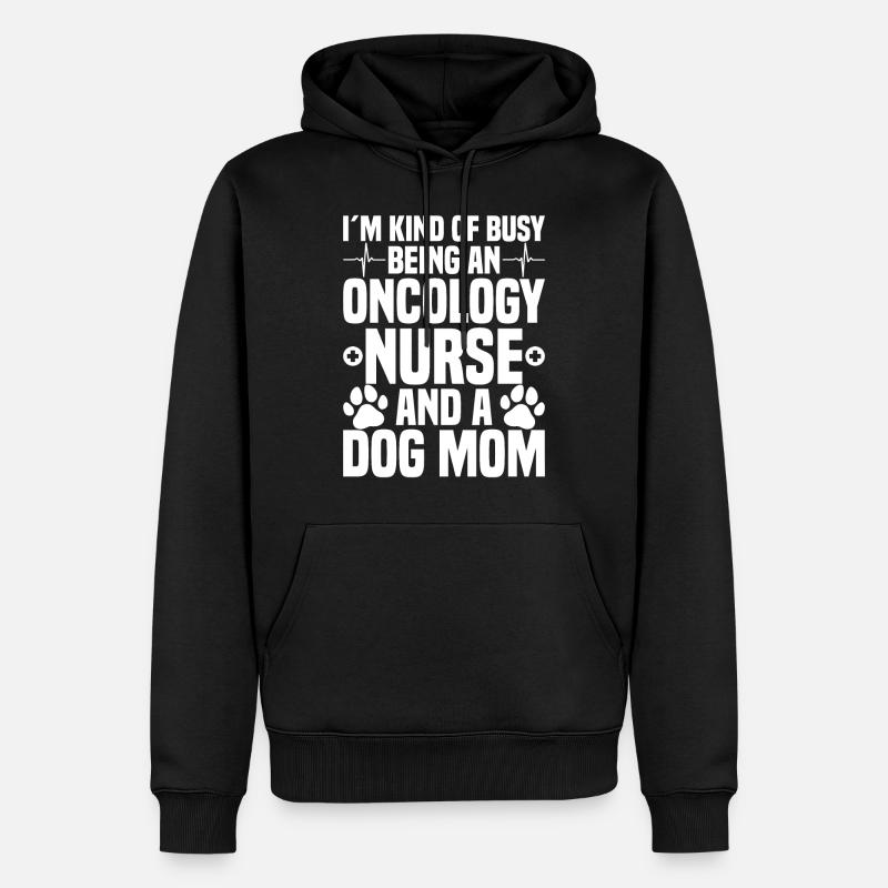 Onkologische Krankenschwester - Männer Premium Bio Hoodie - Schwarz