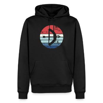 Archery Gift Saying Archery - Men’s Premium Organic Hoodie - black - Front - Nico (187cm)