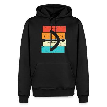 Archery Gift Saying Archery - Men’s Premium Organic Hoodie - black - Front - Nico (187cm)