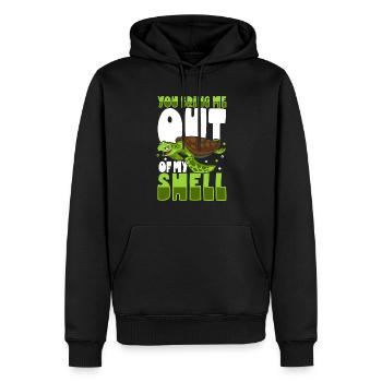 Boxer Boxing Turtle Turtles Sea Ocean Reptile - Männer Premium Bio Hoodie - Schwarz - Vorne - Nico (187cm)
