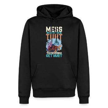 Boxer Boxing Turtle Turtles Sea Ocean Reptile - Männer Premium Bio Hoodie - Schwarz - Vorne - Nico (187cm)