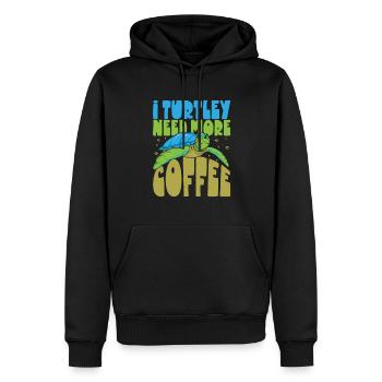 Boxer Boxing Turtle Turtles Sea Ocean Reptile - Männer Premium Bio Hoodie - Schwarz - Vorne - Nico (187cm)