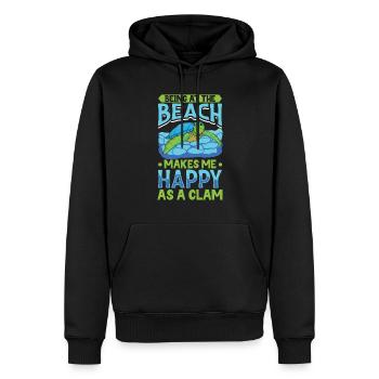 Boxer Boxing Turtle Turtles Sea Ocean Reptile - Männer Premium Bio Hoodie - Schwarz - Vorne - Nico (187cm)