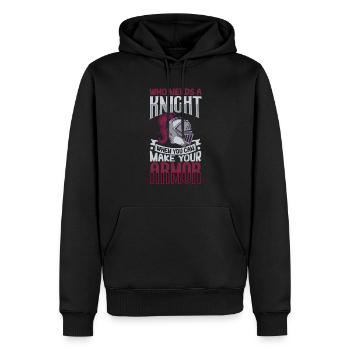 Schmied Metallarbeiter Klingenschmied Metall - Männer Premium Bio Hoodie - Schwarz - Vorne - Nico (187cm)