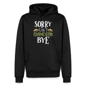 Chameleon Reptile Owner Lizard Reptile Pet - Männer Premium Bio Hoodie - Schwarz - Vorne - Nico (187cm)