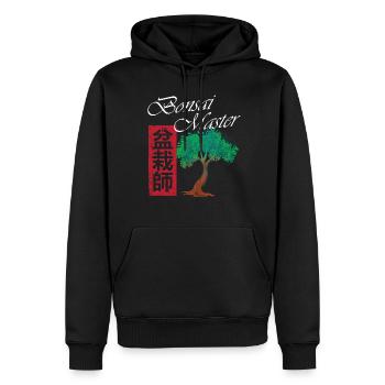 Garden Gardener Bonsai Master - Men’s Premium Organic Hoodie - black - Front - Nico (187cm)
