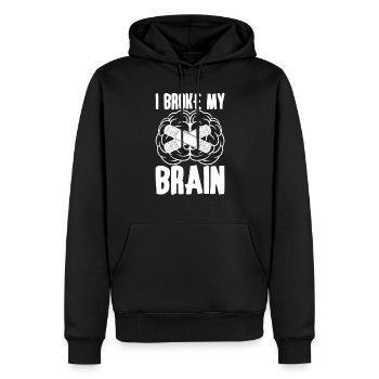 Brain Surgery Joke Brain Surgery Awareness Gift - Männer Premium Bio Hoodie - Schwarz - Vorne - Nico (187cm)