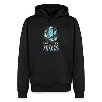 Shark Ocean Predator Plongée sous-marine - Sweat à capuche Premium bio Homme - noir - Devant - Nico (187cm)