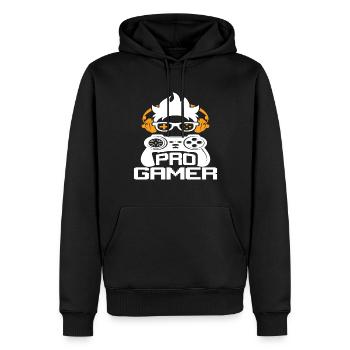 Pro Gamer - Men’s Premium Organic Hoodie - black - Front - Nico (187cm)