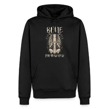 RAD TECH TECHNOLOGIE DE RADIOLOGIE TECHNOLOGIE RADIOLOGIE TECHNOLOGIE RADIOLOGIE - Sweat à capuche Premium bio Homme - noir - Devant - Nico (187cm)