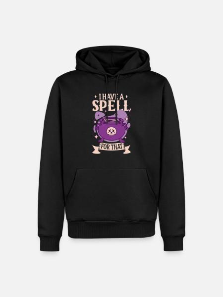 Witch Occult Gothic Dark Satanic Unholy - Men’s Premium Organic Hoodie - black