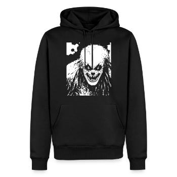 Horror Clown Spooky Halloween Horror Film Evil Cl - Männer Premium Bio Hoodie - Schwarz - Vorne - Nico (187cm)