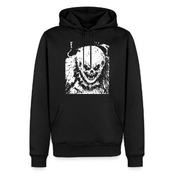 Horror Clown Spooky Halloween Horror Film Evil Cl - Männer Premium Bio Hoodie - Schwarz - Vorne - Nico (187cm)