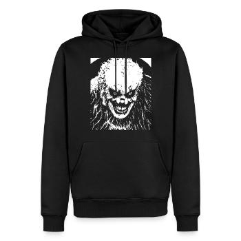 Horror Clown Spooky Halloween Horror Film Evil Cl - Männer Premium Bio Hoodie - Schwarz - Vorne - Nico (187cm)