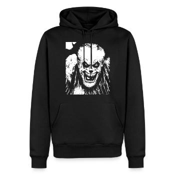 Horror Clown Spooky Halloween Horror Film Evil Cl - Männer Premium Bio Hoodie - Schwarz - Vorne - Nico (187cm)