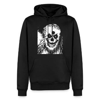Horror Clown Spooky Halloween Horror Film Evil Cl - Männer Premium Bio Hoodie - Schwarz - Vorne - Nico (187cm)
