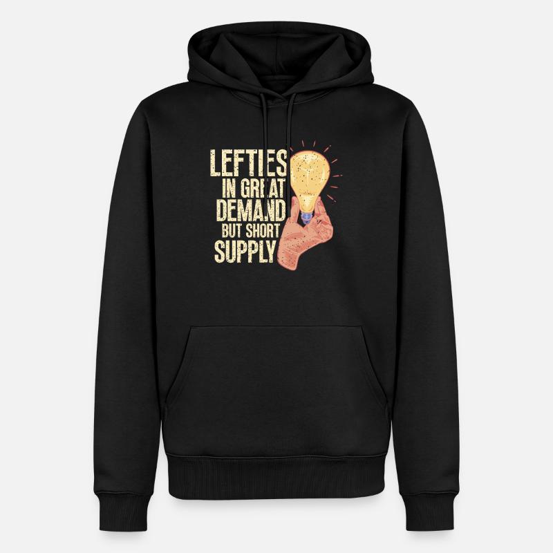 Gaucher gaucher gaucher gaucher copain - Sweat à capuche Premium bio Homme - noir