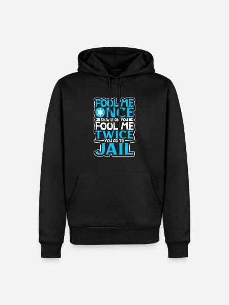 Police Cop Officer Police Office - Men’s Premium Organic Hoodie - black