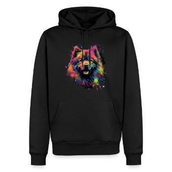 Eurasier Dog Gift Saying - Men’s Premium Organic Hoodie - black - Front - Nico (187cm)