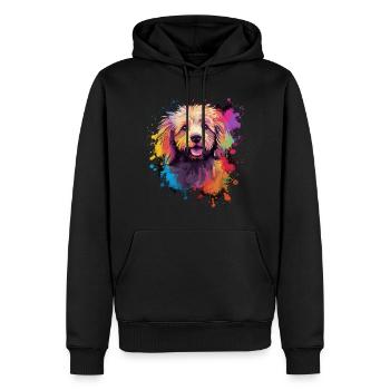 Havaneser Hund Geschenk Spruch - Männer Premium Bio Hoodie - Schwarz - Vorne - Nico (187cm)