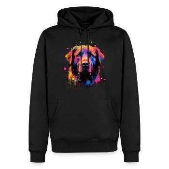 Kangal Dog Cadeau Dire - Sweat à capuche Premium bio Homme - noir - Devant - Nico (187cm)