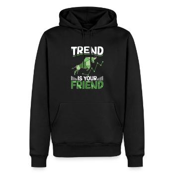 Börsenhändler Forex Trader Investor Trading - Männer Premium Bio Hoodie - Schwarz - Vorne - Nico (187cm)