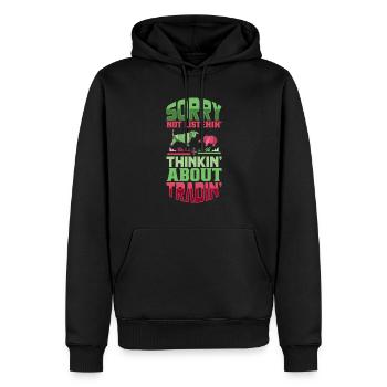 Börsenhändler Forex Trader Investor Trading - Männer Premium Bio Hoodie - Schwarz - Vorne - Nico (187cm)