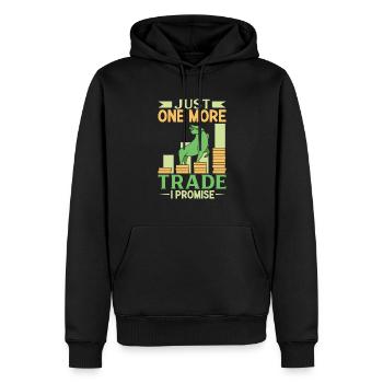 Börsenhändler Forex Trader Investor Trading - Männer Premium Bio Hoodie - Schwarz - Vorne - Nico (187cm)