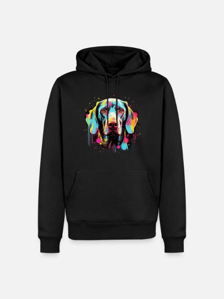 Weimaraner Dog Gift Saying - Men’s Premium Organic Hoodie - black