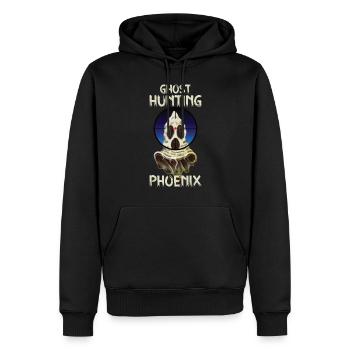 Enquêteur paranormal Phoenix Ghost Hunter Ghost - Sweat à capuche Premium bio Homme - noir - Devant - Nico (187cm)