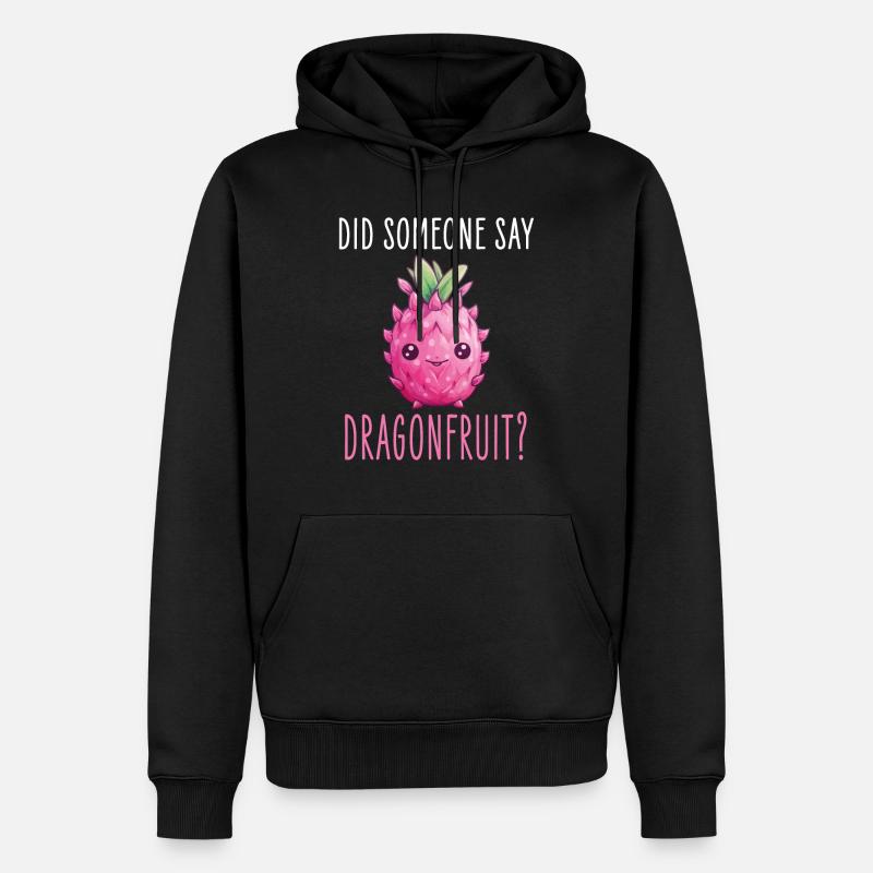 Drachfrucht Kawaii - Männer Premium Bio Hoodie - Schwarz