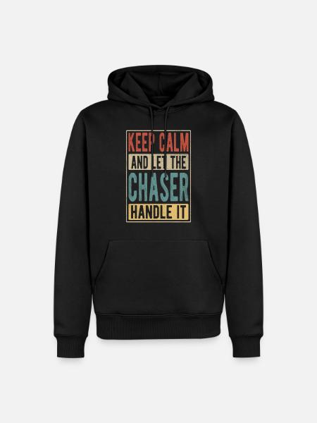 Chaser Retro Gift - Men’s Premium Organic Hoodie - black