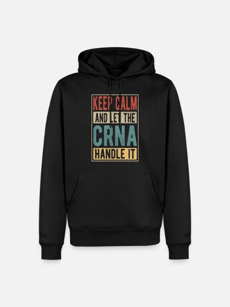 Crna Retro Geschenk - Männer Premium Bio Hoodie - Schwarz