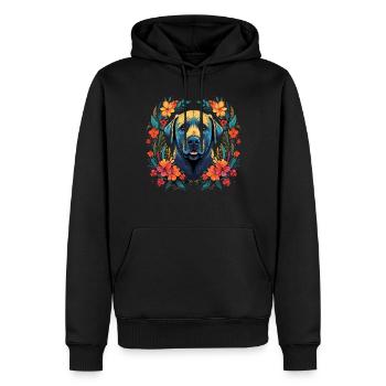 Cadeau de chien Kangal - Sweat à capuche Premium bio Homme - noir - Devant - Nico (187cm)