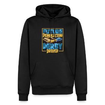 Demo Derby Demolition Derby Demolition Derby - Sweat à capuche Premium bio Homme - noir - Devant - Nico (187cm)