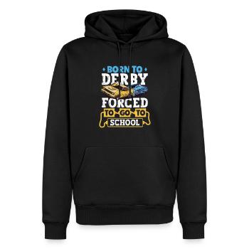 Demo Derby Demolition Derby Demolition Derby - Sweat à capuche Premium bio Homme - noir - Devant - Nico (187cm)