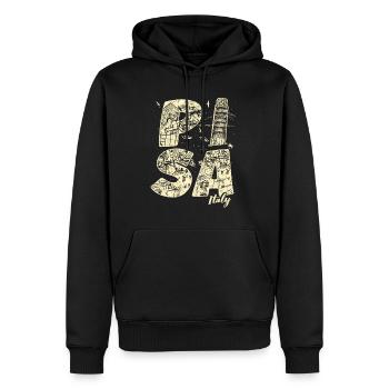 Pisa Italien Souvenir Urlaub - Männer Premium Bio Hoodie - Schwarz - Vorne - Nico (187cm)