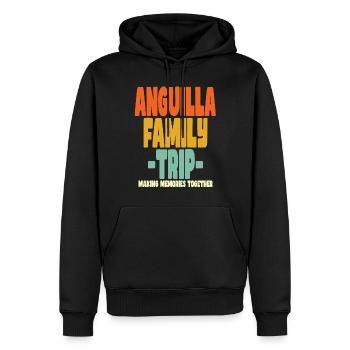 Anguilla Family Trip Urlaub - Männer Premium Bio Hoodie - Schwarz - Vorne - Nico (187cm)